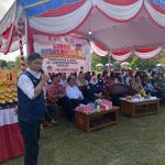 Sambutan, ​Ketua PMI Kabupaten Katingan, Nanang Suriansyah, saat meberikan sambutan dan arahannya pada kegiatan lomba Aksapamera III se-Kabupaten Katingan.